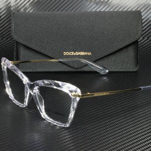 Dolce & Gabbana Crystal Stunning 53mm Eyeglasses